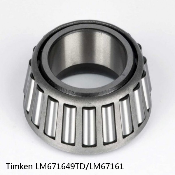 LM671649TD/LM67161 Timken Cylindrical Roller Radial Bearing