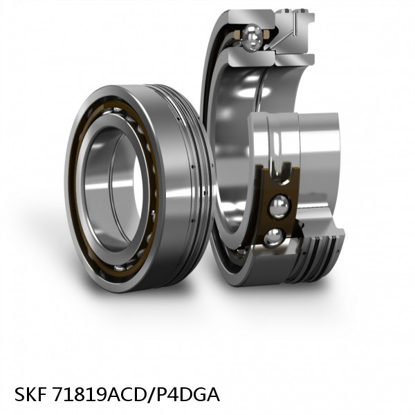 71819ACD/P4DGA SKF Super Precision,Super Precision Bearings,Super Precision Angular Contact,71800 Series,25 Degree Contact Angle