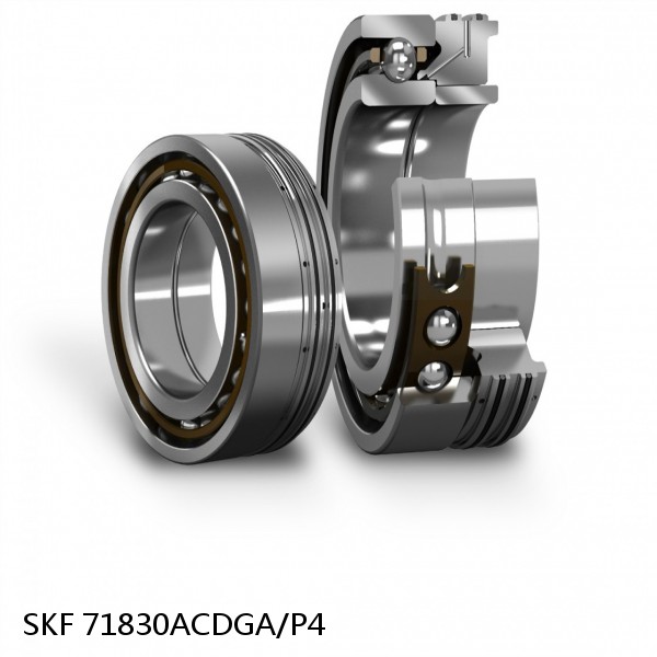71830ACDGA/P4 SKF Super Precision,Super Precision Bearings,Super Precision Angular Contact,71800 Series,25 Degree Contact Angle
