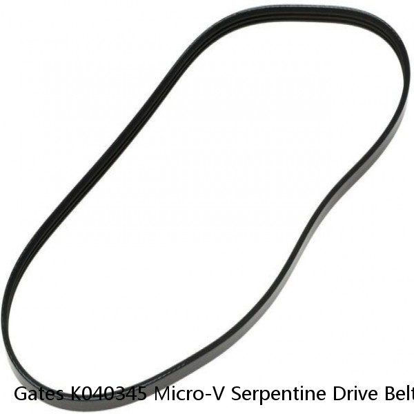 Gates K040345 Micro-V Serpentine Drive Belt